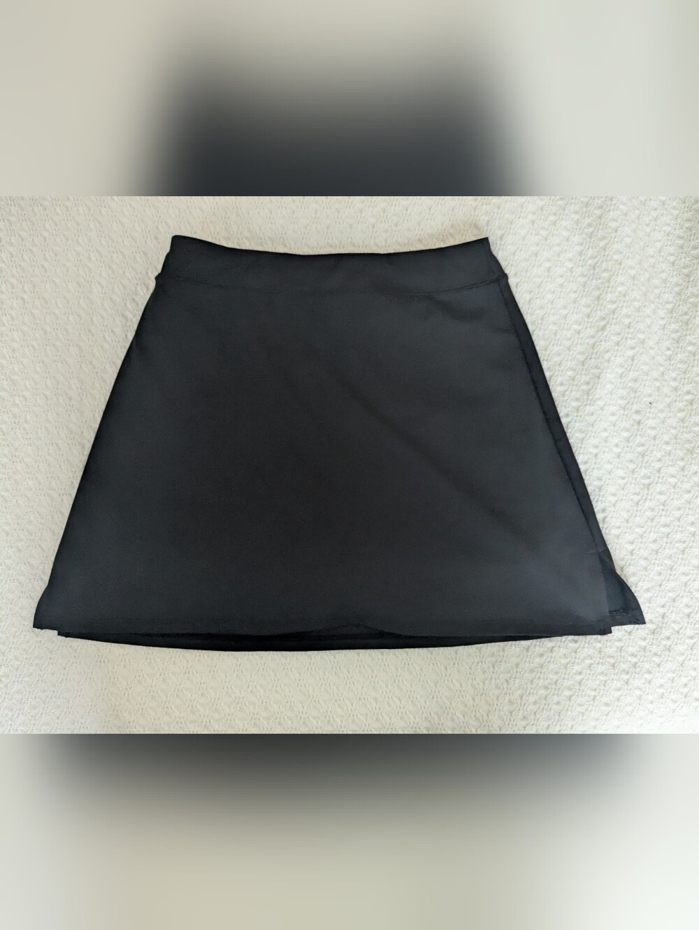 Reformation Black Tennis Skort
